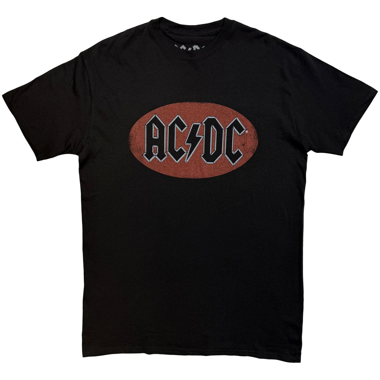 AC/DC Unisex T-Shirt: Oval Logo Vintage