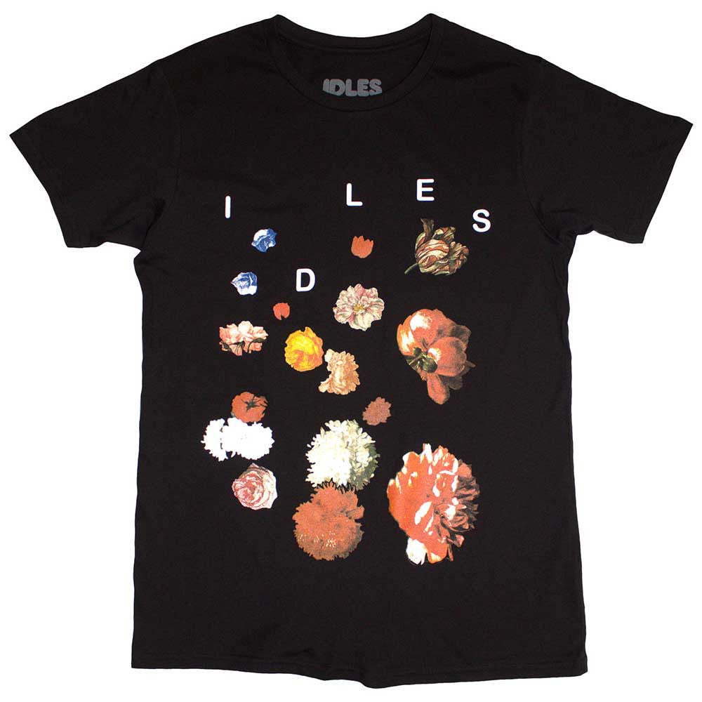 Idles Unisex T-Shirt: Flowers (Black)