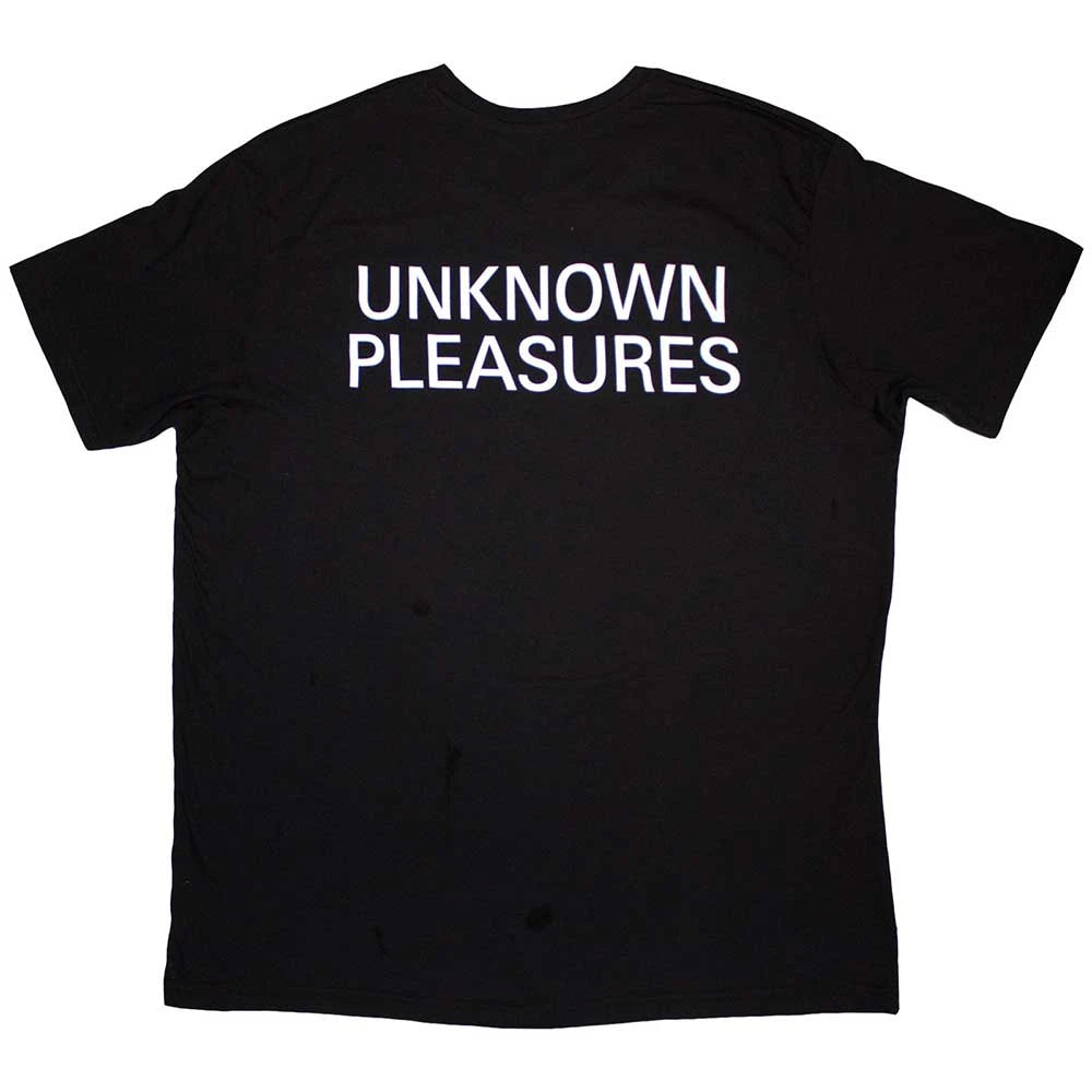 Joy Division Unisex T-Shirt: Lone Pulsar (Black) (Back Print)