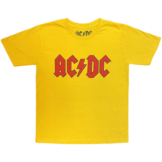AC/DC Kids T-Shirt: Logo (Yellow)