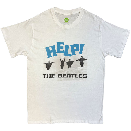The Beatles Unisex T-Shirt: HELP! Snow (White)