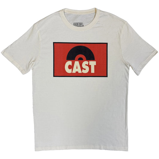 Cast Unisex T-Shirt: Square Logo Uni (Natural)