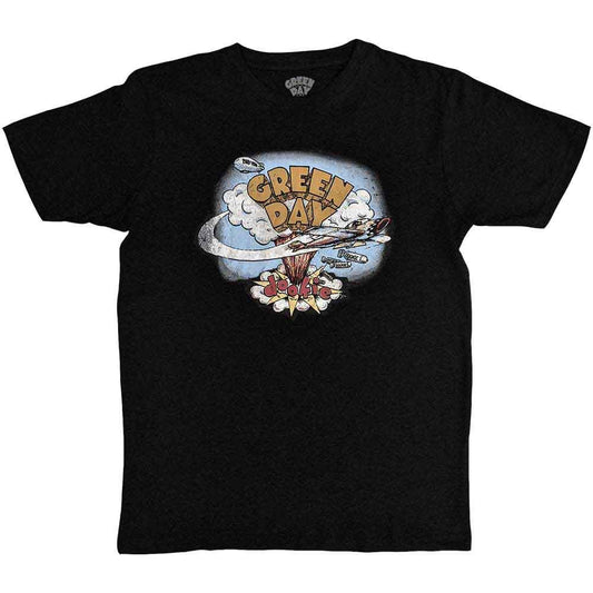 Green Day Unisex T-Shirt: Dookie Vintage (Black)