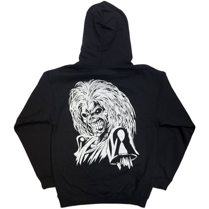 Iron Maiden Unisex Pullover Hoodie: Killers Eddie (Black) (Back Print)