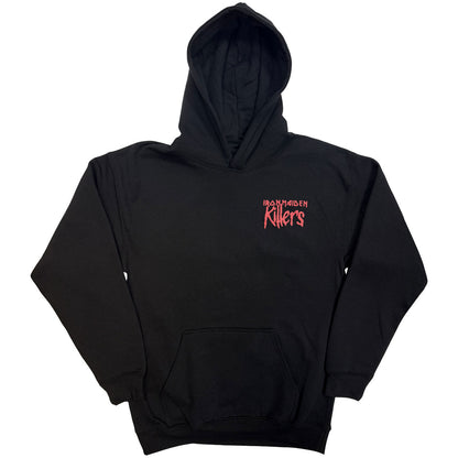 Iron Maiden Unisex Pullover Hoodie: Killers Eddie (Black) (Back Print)