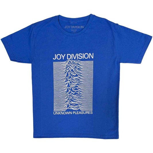 Joy Division Kids T-Shirt: Unknown Pleasures (Blue)