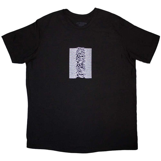 Joy Division Unisex T-Shirt: Lone Pulsar (Black) (Back Print)