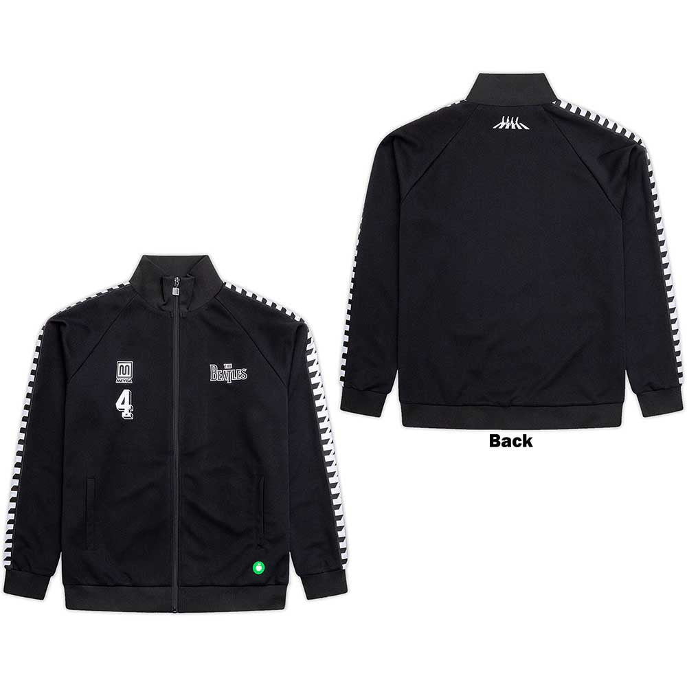 The Beatles Unisex Track Jacket: Meyba Logos