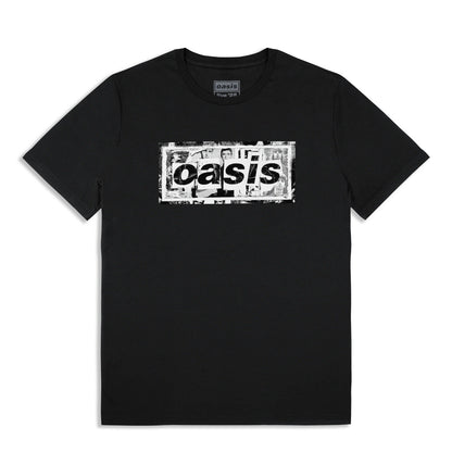 Oasis Collage Live '25 World Tour T-Shirt (front & back print)