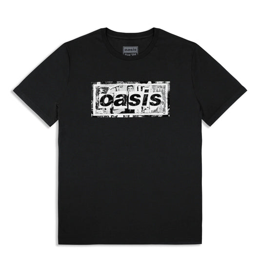 Oasis Collage Live '25 World Tour T-Shirt (front & back print)