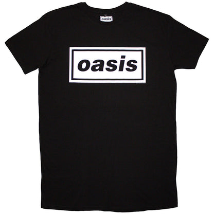 Oasis Ladies T-Shirt Dress: Decca Logo (Black)