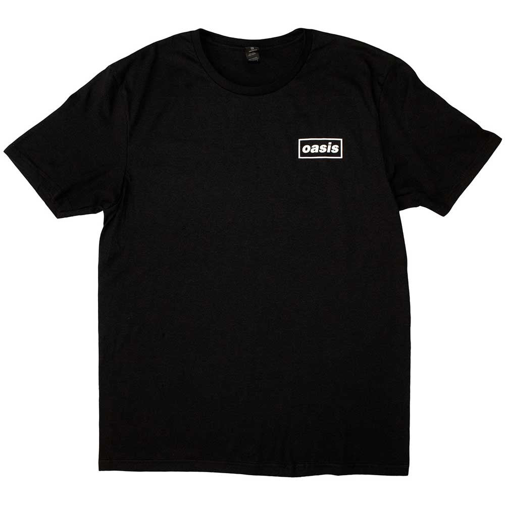 Oasis Unisex T-Shirt: Some Might Say Lyric (Black) (Back Print)