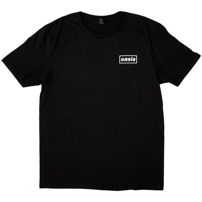 Oasis Unisex T-Shirt: Some Might Say Lyric (Black) (Back Print)