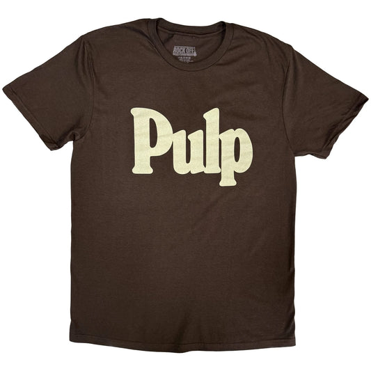 Pulp Unisex T-Shirt: New Logo (Brown)