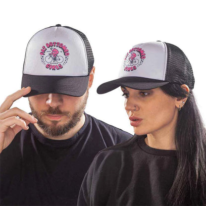 Queen Unisex Trucker Cap: Fat Bottomed Girls (Black & White)