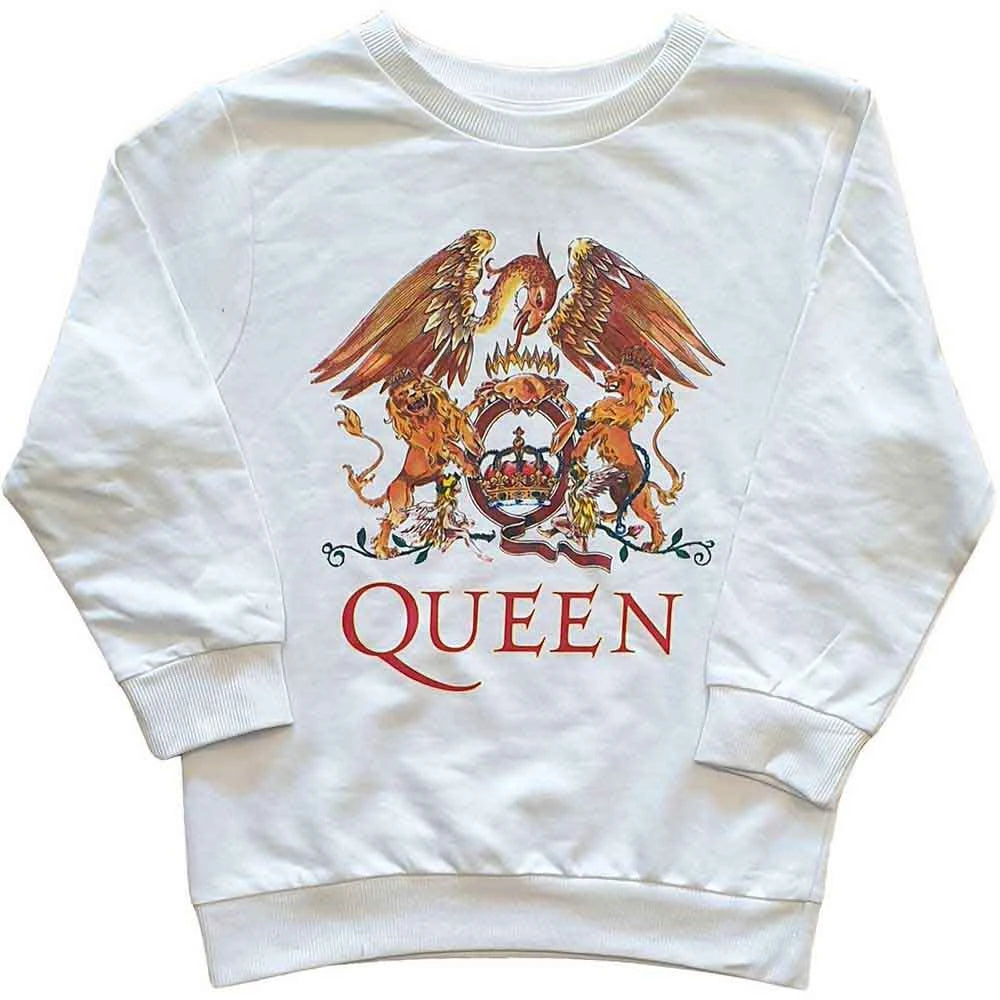 Queen Kids Sweatshirt: Classic Crest