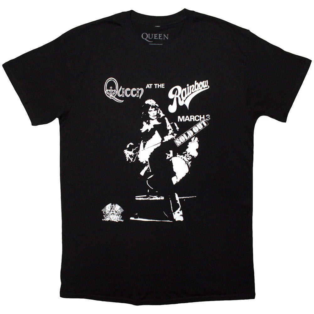 Queen Unisex T-Shirt: Live Rainbow
