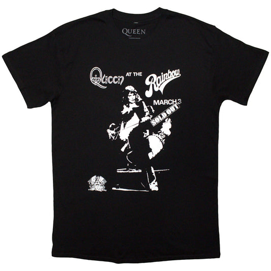 Queen Unisex T-Shirt: Live Rainbow