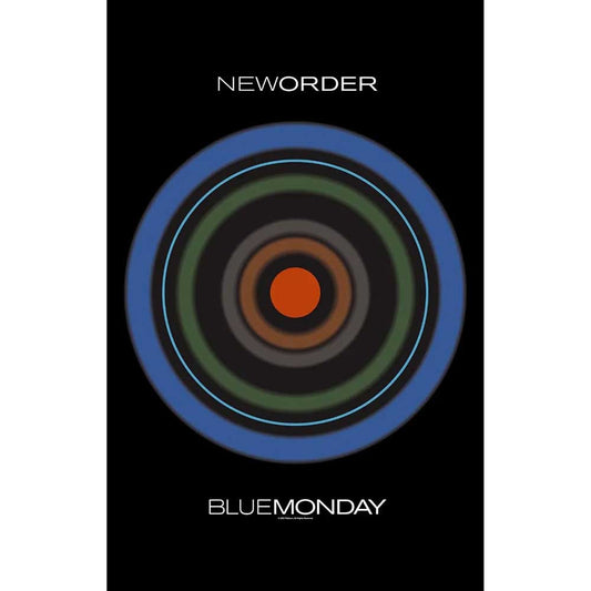 New Order Textile Poster: Blue Monday